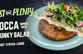 Fast & Plenty with Chef Cynthia Louise: Socca and Chunky Salad
