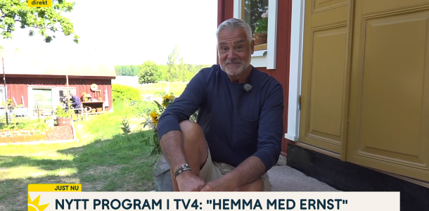 Ernst tillbaka i rutan i höst med "Hemma med Ernst"