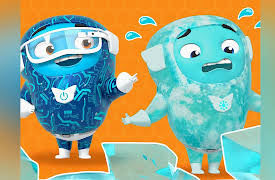 The Supers: Winter: Sculpture competition / Winter: Ice skating  / Winter-The Fly / The annoying fly