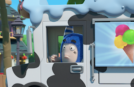 Oddbods - Funny Cartoons For Kids: Hot Dog 500