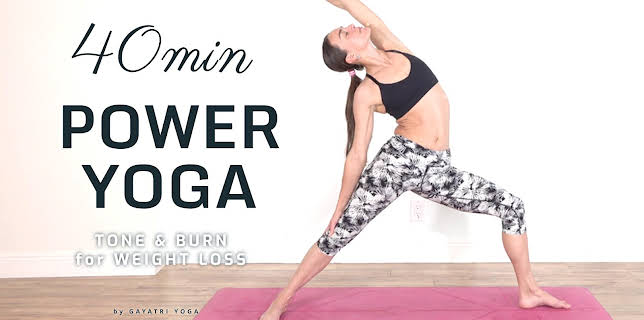40 Min Power Yoga - Tone & Burn for Weight Loss | Gayatri Yoga