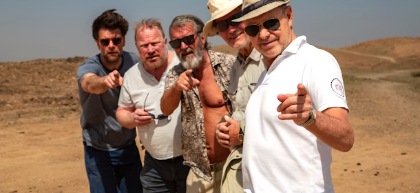 Gubbar på vift i Kanal 5:s nya serie "Bättre sent än aldrig"