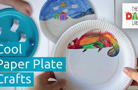 TheDadLab: 5 Amazing Paper Plate Art and Craft Ideas for Kids | Paper Plate Craft, Pu