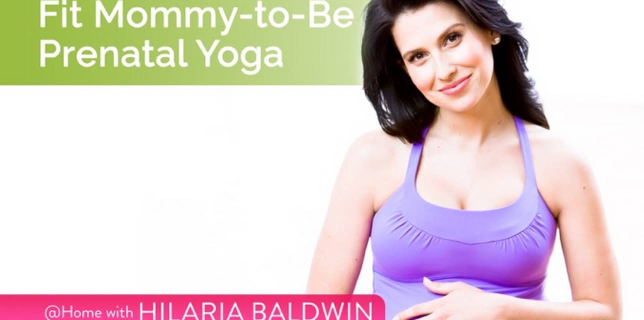 At Home with Hilaria Baldwin: Fit Mommy-to-Be Prenatal Yoga
