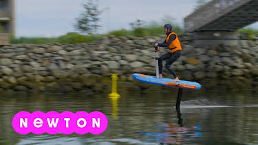 20:40: Newton 2026: Viljar tester flyvende surfebrett | NRK Super | 7/31 2026