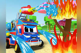 Super Truck - Carl the Transformer: The gold spreading / The Cherry Blossom Blaze / Upside-down trouble / Boat in Trouble