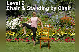Yoga for Seniors with Jane Adams (2nd Edition): 3 Complete Practices: Level 2 Chair & Standing by Chair