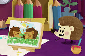Pins and Nettie: Season 1: Hedgie Painting