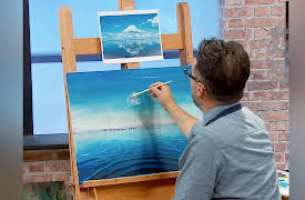 How to Paint: Painting Water and Clouds