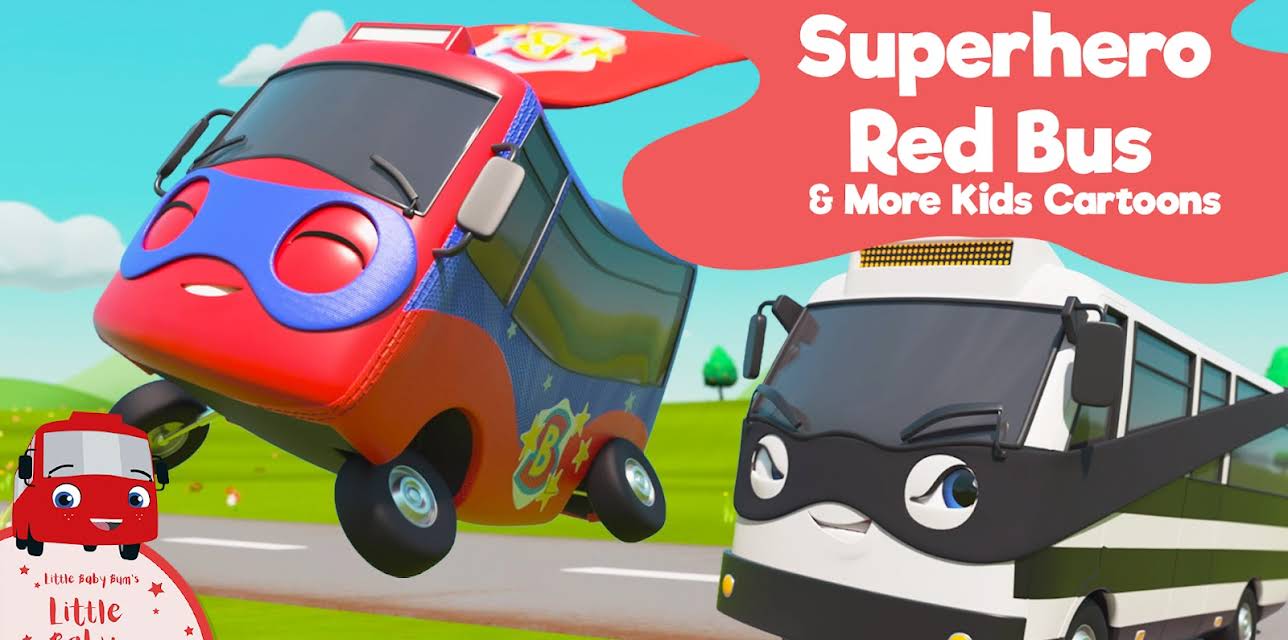 Little Baby Bus - Superhero Red Bus & More Kids Cartoons