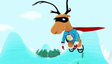 Edgar, das Super-Karibu