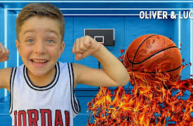 Oliver and Lucas - Educational Videos for Kids: Basketball for Kids