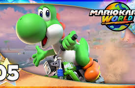 Mario Kart World by Abdallah Smash: Yoshi Speeds Through The Banana Cup!| Mario Kart World