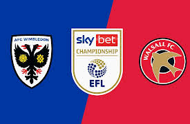 English Football League: 2024-2025: AFC Wimbledon vs. Walsall