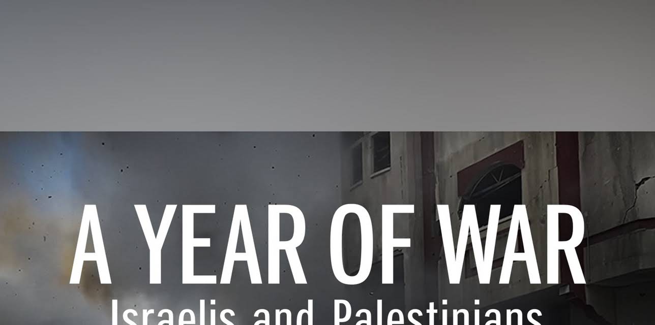 A Year of War: Israelis and Palestinians