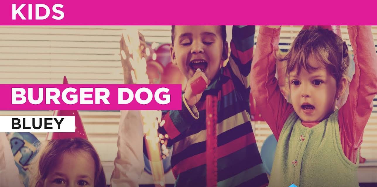 Burger Dog in the Style of Bluey (2025)