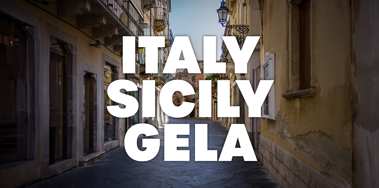 Italy Sicily Gela