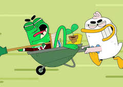 Duck and Frog