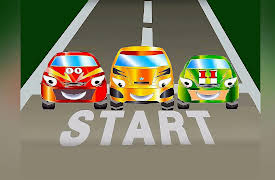 Stories of Funny Cars: Little Racing Cars on the track