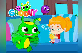 Groovy The Martian: Tech addicts | Chasing the tomato | Drawing the Easter Bunny | Extra bonus: 3D Police car