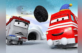 Troy in Train Town: Troy in Train Town : The Ski Train  / The Police Train