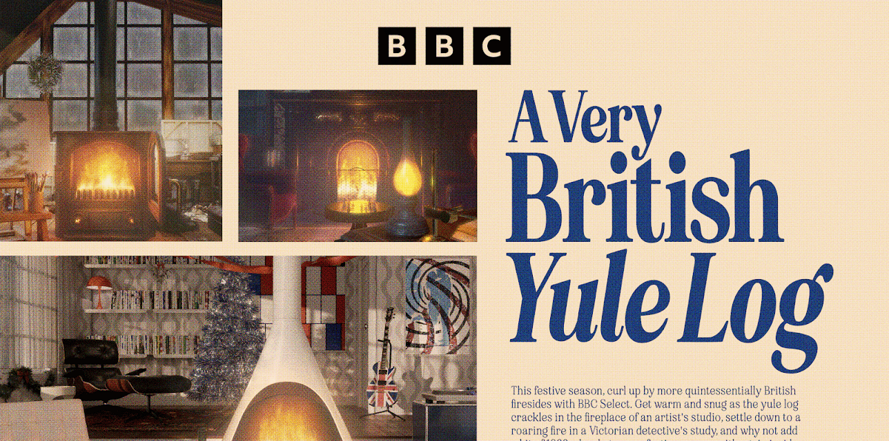 A Very British Yule Log