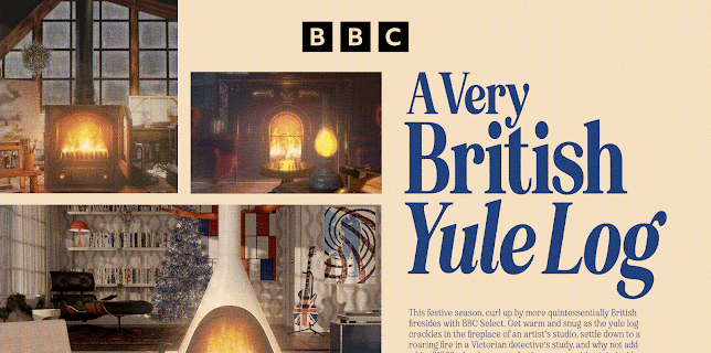 A Very British Yule Log