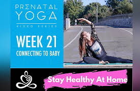 Prenatal Yoga Videos: Week 21- Prenatal Yoga Series - Connecting To Baby