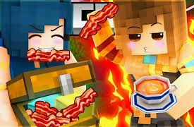 ItsFunneh: Build Battles in Minecraft With KREW: THE MOST DELICIOUS BACON EVER!? (Minecraft Build Battle)