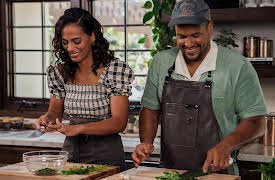 In the Kitchen With Abner and Amanda, Season 1: Osso Buco over Polenta with Gremolata, Salted Rosemary Popovers, and Salad