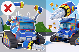 Car City Super: Tom's Garage: Super Truck’s Broken Drill Needs to Be Repaired!