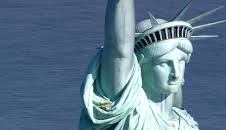 Im Flug über New York