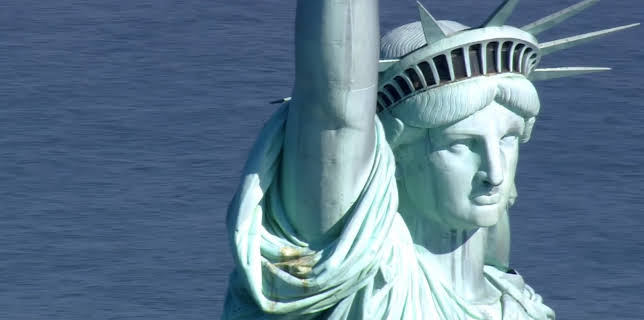 Im Flug über New York