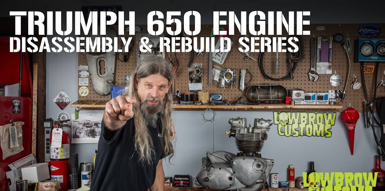 Triumph 650 Motorcycle Engine Disassembly & Rebuild