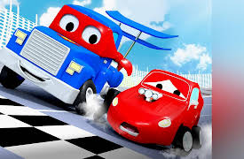 Super Truck of Car City: Super Truck: The Racing Car / The Pickup Truck