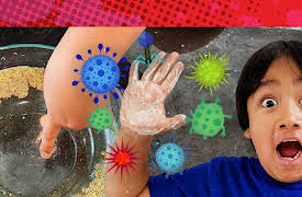 Ryan's World: Ryan's Handwashing Experiment!