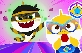 Pinkfong! Superhero Baby Shark: Ah! It's a Giant Monster!