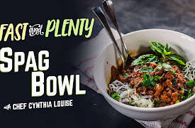 Fast & Plenty with Chef Cynthia Louise: Vegan Spaghetti Bolognese