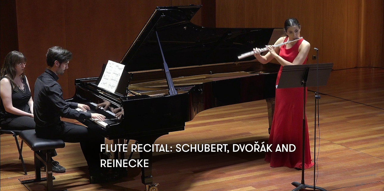Flute recital: Schubert, Dvořák and Reinecke (2022)