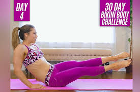 30 Day Bikini Body Quick Workout Challenge: Day 4: HIIT Abs & Obliques