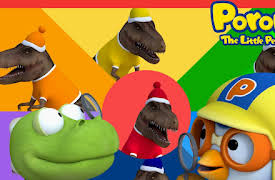 Pororo T REX Song: Rainbow Tyrannosaurus