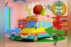Learn With Gecko - Educational Videos For Children: Learn Ice Cream Truck Parts with Vicky The Ice Cream Van