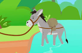 Aesops Fables: Aesops Fables Donkey Laden with Salt