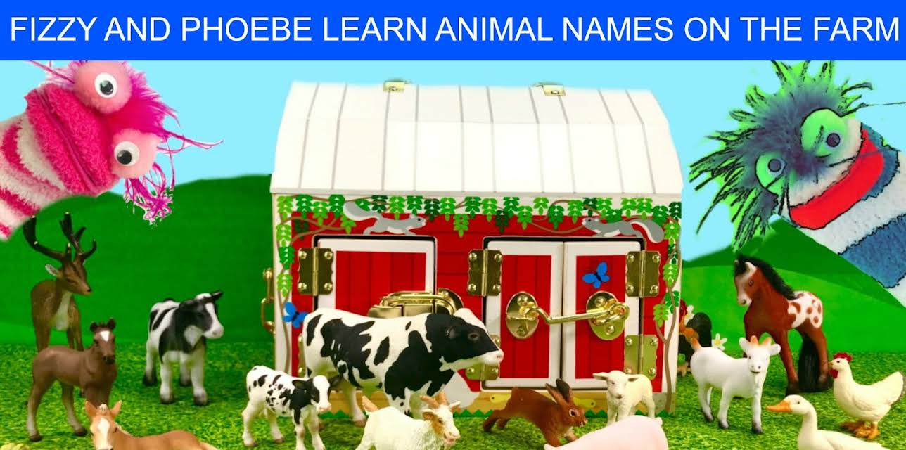 Fizzy and Phoebe Learn Animal Names at the Farm