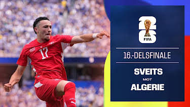 05:00: FIFA Fotball-VM 2026: 16-delsfinale, Sveits–Algerie | NRK 1 | 7/3 2026