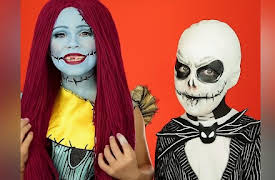 The Daya Daily: Nightmare Before Christmas Jack and Sally Makeup and Costumes
