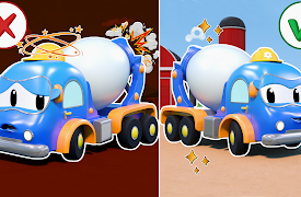 Car City Super: Tom's Garage: Help! Cement Mixer’s Nozzle Is Broken