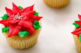 Food Network Kitchen Classes, Season 2: Poinsettias Cupcakes
