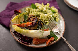 Everyday Cooking: Broccoli Pesto Pasta and Roasted Vegetable Salad