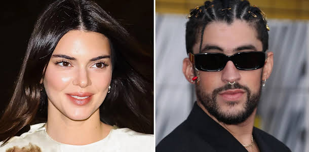 Bad Bunny and Kendall Jenner spotted "openly kissing."